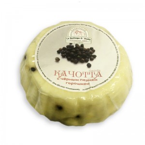 Сыр Качотта с чёрным перцем 40% (250 г)