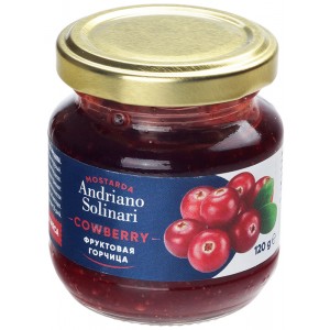 Мостарда из брусники с ягодами (120 г)